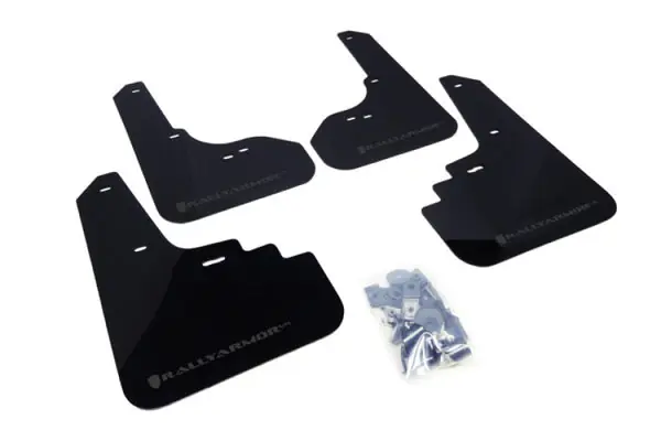 Free Returns Rally Armor 05-09 Subaru Legacy / Outback Black UR Mud Flap w/Grey Logo