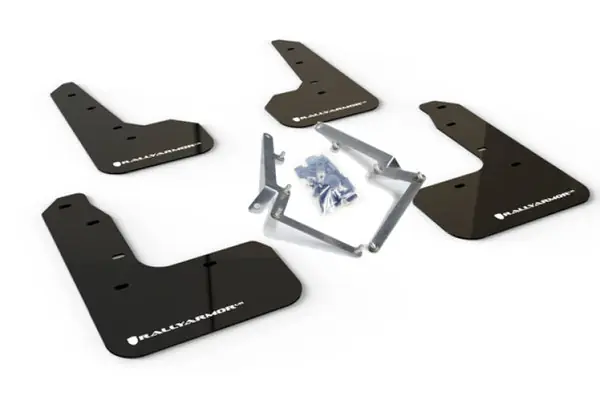 Rally Armor 17-21 Honda Civic Sport/Sport Touring Black UR Mud Flap w/White Logo Editor’s Pick