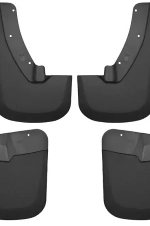 Best Choice Husky Liners 09-17 Dodge Ram 1500/2500 Both w/ OE Fender Flares Front and Rear Mud Guards - Black