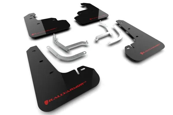 Rally Armor 24-25 Subaru Impreza Black UR Mud Flap w/ Red Logo Discount