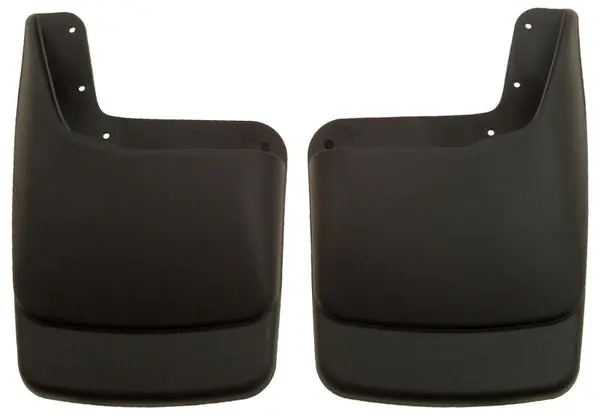 Husky Liners 99-09 Ford SuperDuty Regular/Super/Crew Cab Custom-Molded Rear Mud Guards (w/Flares) Premium