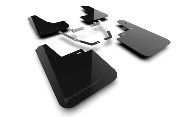 Rally Armor 24-25 Subaru Crosstrek (Wilderness Only) Black UR Mud Flap W/Grey Logo-No Drilling Req Warranty Included