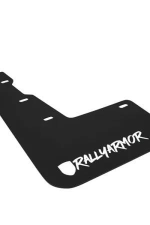 Rally Armor 15-21 Subaru WRX/STI Black Mud Flap White Altered Font Logo Original