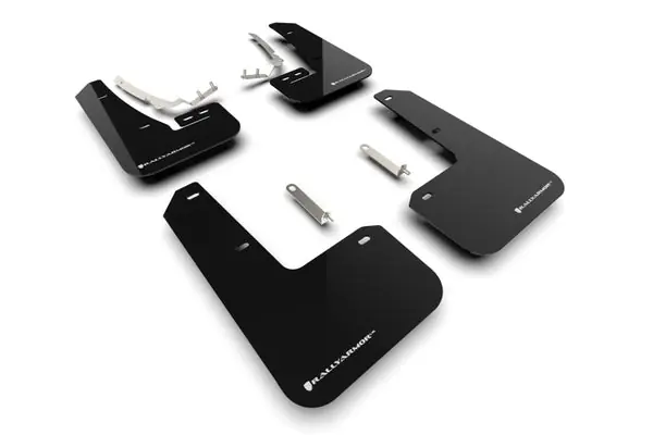 Don’t Miss Out Rally Armor 22-25 VW MK8 Golf GTI/R Black UR Mud Flap w/White Logo