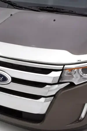 Premium AVS 14-18 Chevy Impala (Hood Mount) Aeroskin Low Profile Hood Shield - Chrome