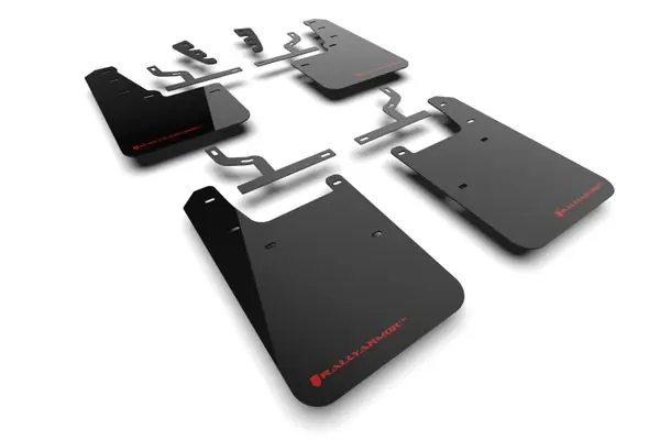 Rally Armor 22-25 Toyota Tundra Black UR Mud Flap w/Red Logo Cheap