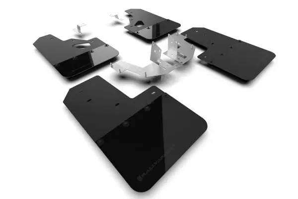 Rally Armor 21-25 Ford Bronco (Plstc Bmpr + RR - NO Rptr/Sprt) Blk Mud Flap w/Met. Blk Logo Place Order