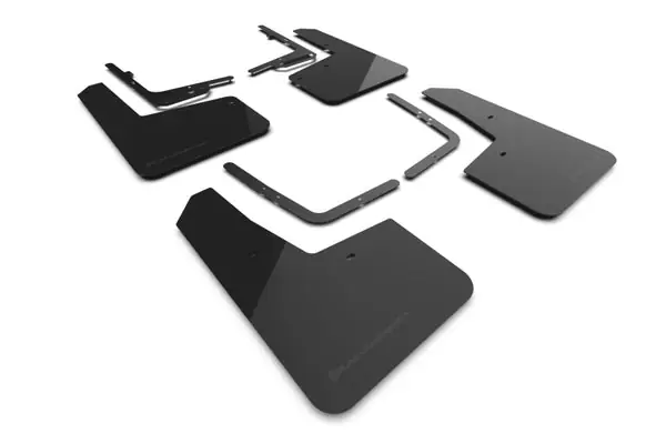 Top Pick Rally Armor 21-25 Ford F-150 Raptor Gen 3 Black UR Mud Flap w/Metallic Black Logo