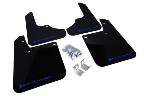 Popular Rally Armor 93-01 Subaru Impreza RS Black UR Mud Flap w/ Blue Logo