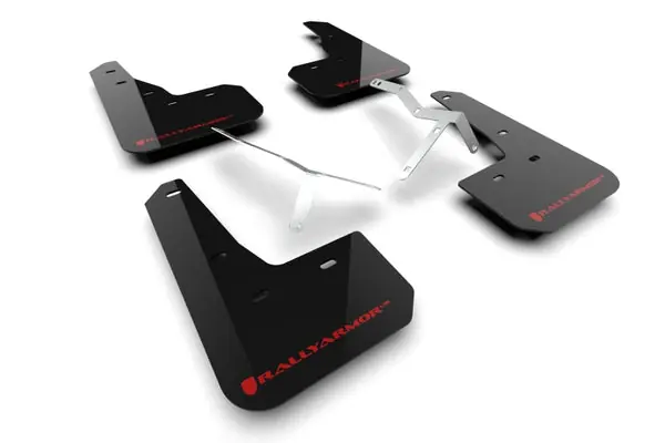 Rally Armor 23-25 Acura Integra A-Spec Black UR Mud Flap W/Red Logo (No Drilling Req.) Top Pick