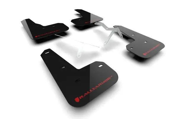 Brand New Rally Armor 23-24 Acura Integra Type S Black Mud Flap w/White Logo