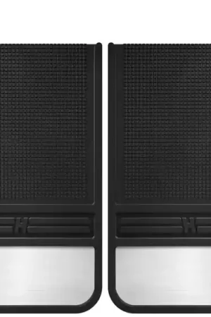 Special Offer Husky Liners Universal 12in Wide Black Rubber Rear Mud Flaps w/ Weight