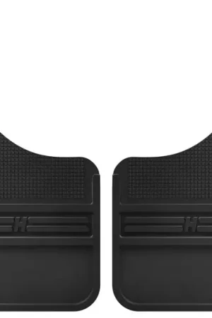 Seasonal Sale Husky Liners Universal 12in Wide Black Rubber Front Mud Flaps w/o Weight