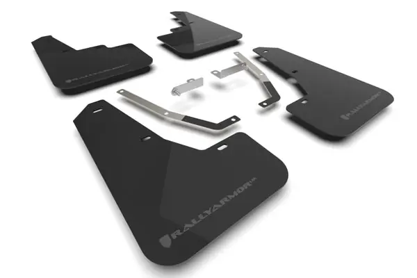 Weekend Sale Rally Armor 24-26 Subaru Crosstrek Black UR Mud Flap Grey Logo