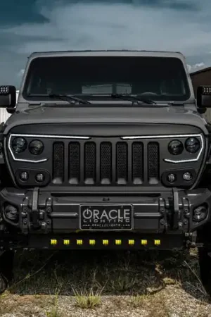 ORACLE Lighting 2019+ Jeep Wrangler JL Skid Plate w/ Integrated LED Emitters - Clear Flash Sale