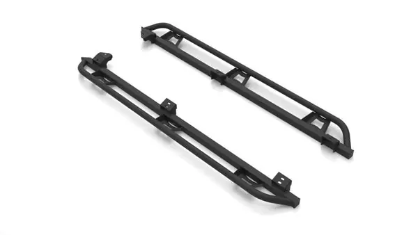 Popular N-Fab Trail Slider Steps 16-20 Toyota Tacoma Crew Cab All Beds - SRW - Textured Black