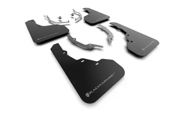 Fresh Stock Rally Armor 22-25 Hyundai Santa Cruz Black Mud Flap w/Grey Logo