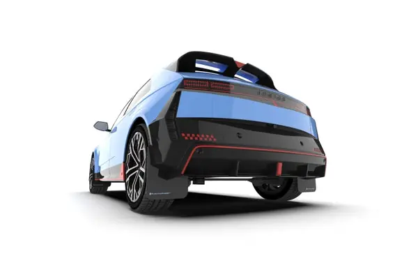 Rally Armor 2025 Hyundai Ioniq 5 N Black Mud Flap w/Light Blue Logo Deal