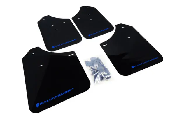 Special Offer Rally Armor 02-07 Subaru WRX/STI/RS/2.5i (Wagons Req. Mod.) Black UR Mud Flap w/Blue Logo