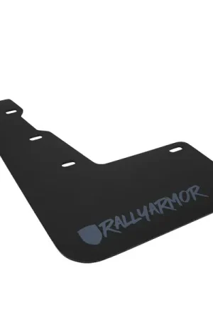 Rally Armor 15-21 Subaru WRX/STI Black Mud Flap Grey Altered Font Logo Free Delivery