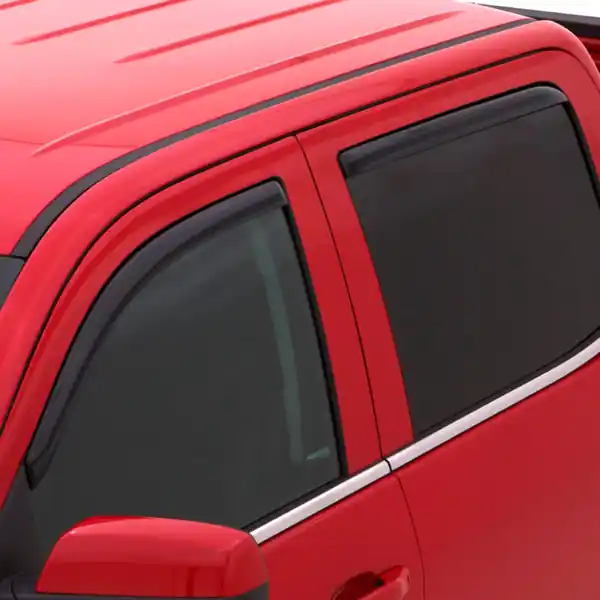 Crafted AVS 07-18 Toyota Tundra Crewmax Ventvisor In-Channel Front & Rear Window Deflectors 4pc - Smoke