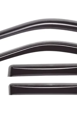 WeatherTech 19-23 GMC/Chevrolet Sierra / Silverado 1500 CC FR&RR Side Window Deflectors - Dark Tint Exclusive Offer