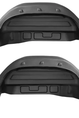 Express Delivery Husky Liners 99-06 Chevrolet Silverado 1500 / 99-04 Silverado 2500 Rear Wheel Well Guards - Black