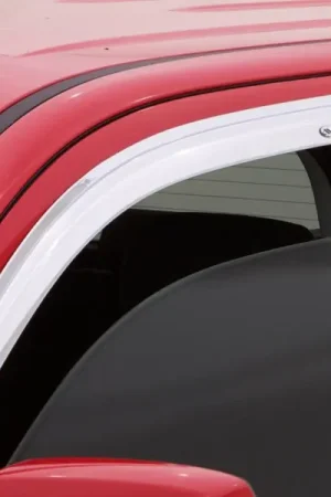 Professional Grade AVS 99-07 Chevy Silverado 1500 Standard Cab Outside Mount Front Window Ventvisor 2pc - Chrome