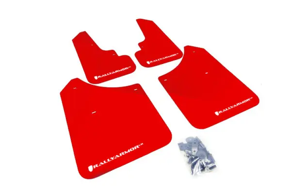 Best Seller Rally Armor 03-08 Subaru Forester Red UR Mud Flap w/ White Logo
