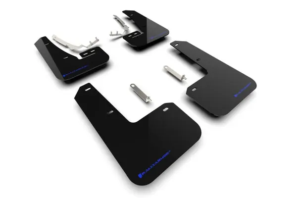 Rally Armor 22-25 VW MK8 Golf GTI/R Black UR Mud Flap w/Blue Logo New Release