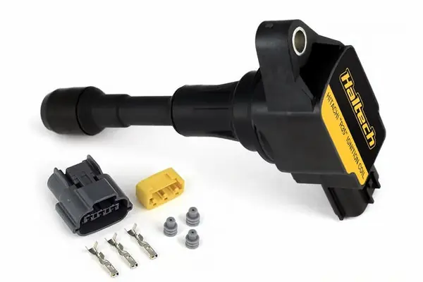 Reduced Price Haltech Hitachi R35 Ignition Coil w/Built-In Ignitor (Incl Plug & Pins)