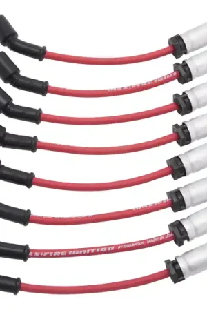Edelbrock Spark Plug Wire Set LS Truck w/ Metal Sleeves 99-15 50 Ohm Resistance Red Wire (Set of 8) Clearance
