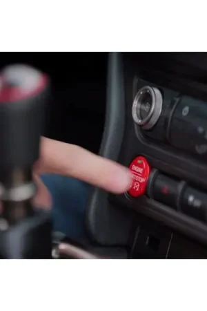 Ford Racing 15-17 Mustang Red Starter Button Installation Kit Discount