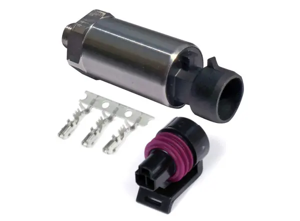Haltech 150 PSI Motorsport (SS Diaphragm) Fuel/Oil/Wastegate 1/8 NPT Pressure Sensor w/Plug & Pins Price Cut