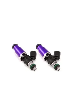 Injector Dynamics 2600-XDS Injectors - 60mm Length - 14mm Purple Top - 14mm Lower O-Ring (Set of 2) Warranty Included