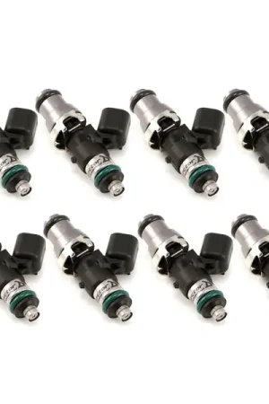 Injector Dynamics 1340cc Injectors - 48mm Length - 14mm Grey Top - 14mm Lower O-Ring (Set of 8) Worldwide Shipping