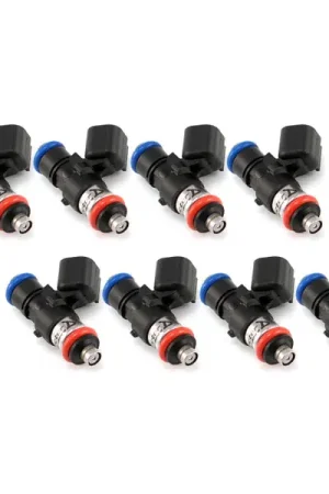 Crafted Injector Dynamics 1340cc Injectors- 34mm Length-No Adapt Top(14mm O-Ring)/15mm Low O-Ring(Set of 8)