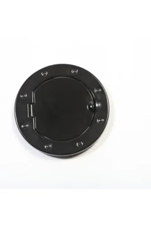 Limited Offer Rugged Ridge 07-18 Jeep Wrangler JK Black Non-Locking Gas Cap Door
