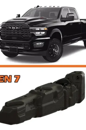 Titan Fuel Tanks 25-26 RAM 2500/3500 Cummins Crew Cab Long Bed 55 Gallon XXL Mid-Ship Fuel Tank Big Sale
