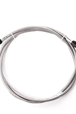 Snow Performance 1ft Stainless Steel Braided Line (Black) w/ 4AN Fittings Seasonal Sale