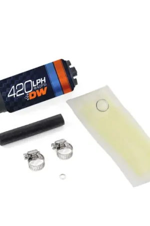 Free Delivery DeatschWerks DW420 Series 420lph In-Tank Fuel Pump w/ Install Kit For Integra 94-01 and Civic 92-00