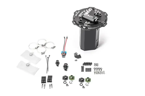 Radium Engineering Fuel Hanger Evo X (No Pumps Included) Walbro F90000274/285 Warranty Included