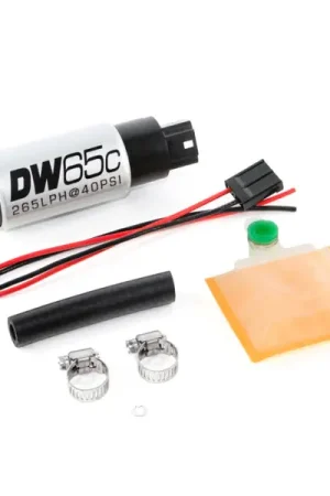 Low Price DeatschWerks 265 LPH DW65C Series Compact Fuel Pump w/o Mounting Clips (w/ Universal Install Kit)