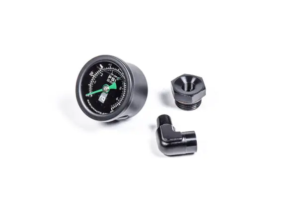 Limited Offer Radium Engineering 08-17 Subaru WRX STI Fuel Pressure Gauge w/ 8AN ORB Adapter