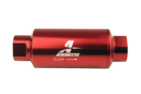 Aeromotive In-Line Filter - (AN-10) 10 Micron Microglass Element Red Anodize Finish Viral