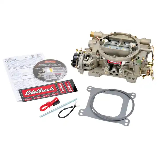 Direct From Factory Edelbrock Carburetor Marine 4-Barrel 600 CFM Electric Choke