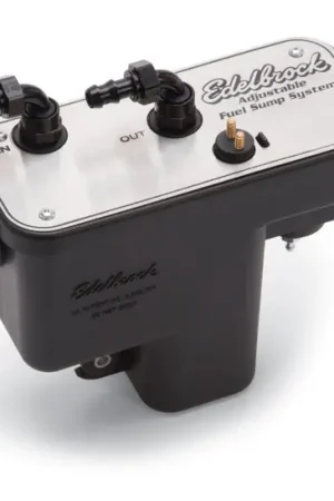 Holiday Sale Edelbrock Fuel System Universal Fuel Sump Module Adjustable Fuel Sump Tank Only 255 LPH