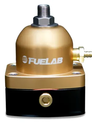 Fuelab 535 EFI Adjustable Mini FPR 25-90 PSI (2) -6AN In (1) -6AN Return - Gold Best Price