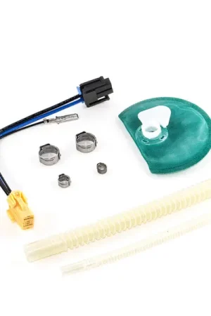 Professional Grade DeatschWerks 15-17 Ford Mustang V6/GT DW400 Fuel Pump Set Up Kit