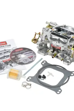 Cheap Edelbrock Carburetor Performer Series 4-Barrel 600 CFM Manual Choke Satin Finish